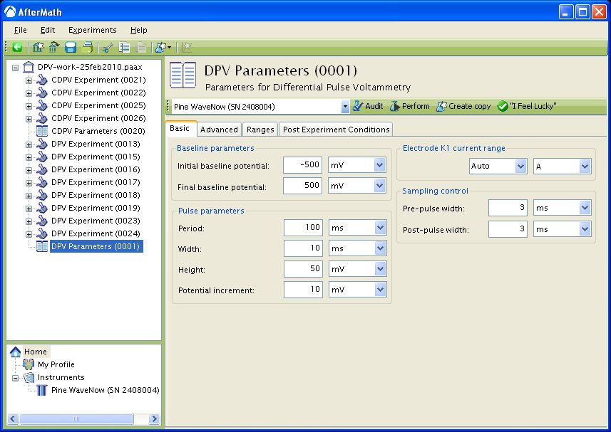 Basic setup for DPV