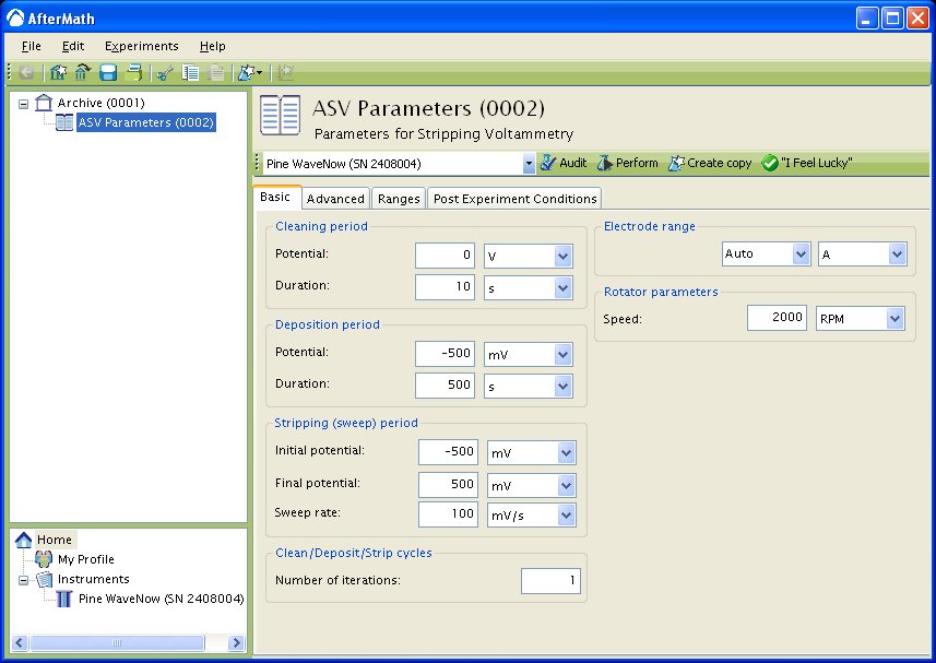 ASV Basic setup