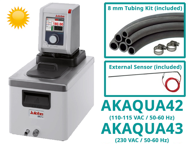 Water Circulator Kits, Heating Only, with RTD Sensor (part numbers AKAQUA42/AKAQUA43)