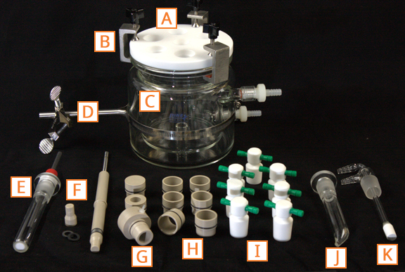 Components of 15 mm RCE Corrosion Setup