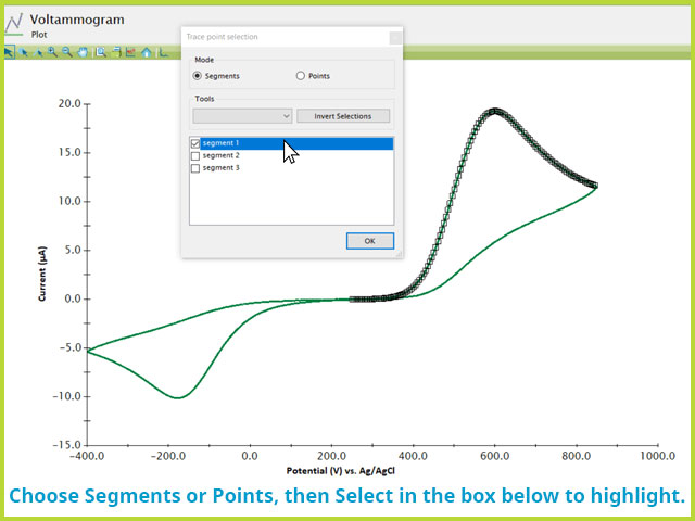 Point or Segment Selection Window in AfterMath