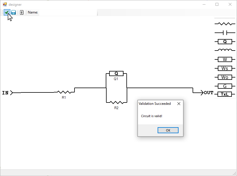 AfterMath Custom Circuit Validation Check with Valid Circuit
