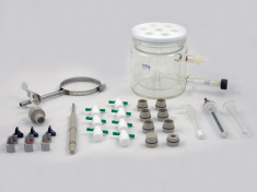 15mm RCE Bundle - Jacketed Cell with Drain, Accessories, and Rotator