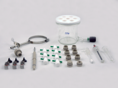 15mm RCE Bundle - Unjacketed Cell with Drain, Accessories, and Rotator