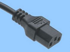 Standard C13 Connector (at end of power cord)