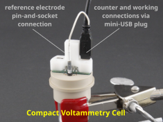 Compact Voltammetry Cell Connections