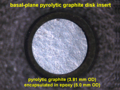 Basal-Plane Pyrolytic Graphite Disk