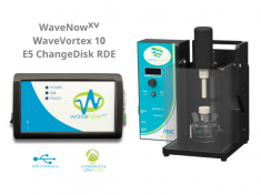 WaveNowXV Potentiostat with WaveVortex 10 Rotator