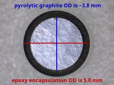 Pyrolytic Graphite Disk Electrode