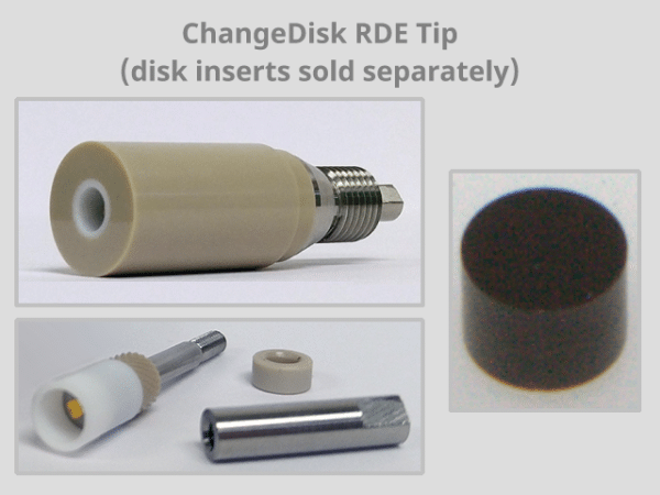 E5TQ Series ChangeDisk Rotating Disk Electrode, PEEK - Image 3