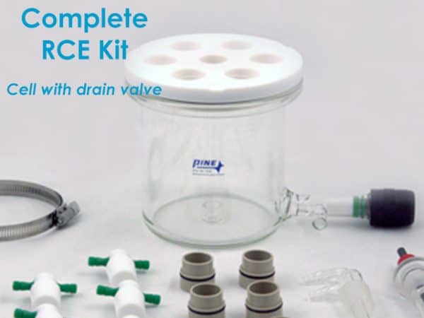 Corrosion Cell Kit Bundle, Complete OpenTop Cell Kit with Drain Valve, 15 mm RCE