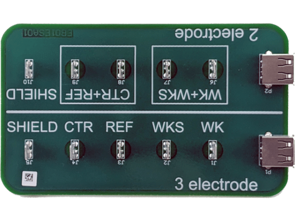 Universal Specialty Cell Connection Kit - 3 Electrode Top Down