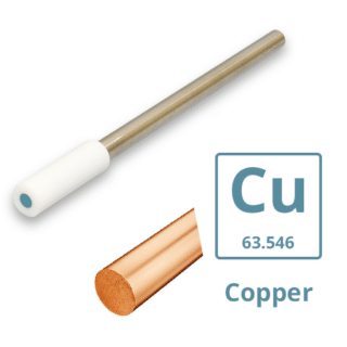 E1E Series Stationary Working Electrode, Copper (Cu)