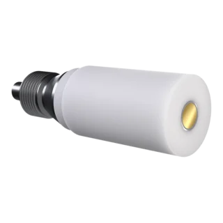 E7R8 Series Fixed-Disk ThinGap Rotating Ring-Disk Electrode, Gold (Au) Disk, Platinum (Pt) Ring, PTFE separator/shroud