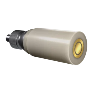 E8 Series Fixed-Disk High Efficiency Rotating Ring-Disk Electrode, Gold (Au) Disk, Gold (Au) Ring, PTFE separator, PEEK shroud