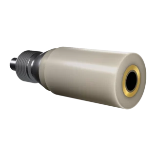 E8 Series Fixed-Disk High Efficiency Rotating Ring-Disk Electrode, Glassy Carbon (GC) Disk, Gold (Au) Ring, PTFE separator, PEEK shroud