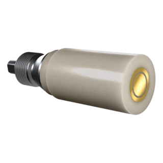 E6R2 Series Fixed-Disk Rotating Ring-Disk Electrode, Gold (Au) Disk, Gold (Au) Ring, PEEK separator/shroud