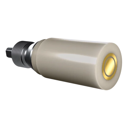 E6R2 Series Fixed-Disk Rotating Ring-Disk Electrode, Gold (Au) Disk, Gold (Au) Ring, PEEK separator/shroud