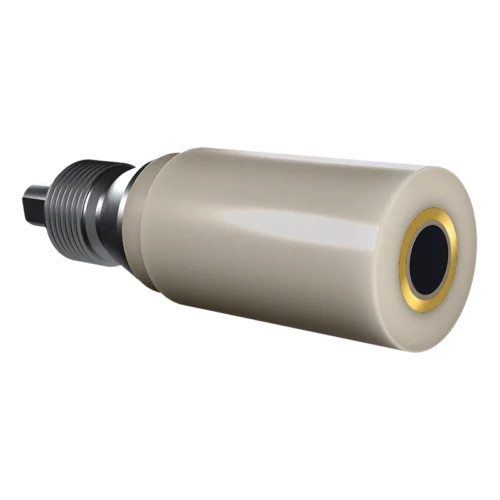 E6R2 Series Fixed-Disk Rotating Ring-Disk Electrode, Glassy Carbon (GC) Disk, Gold (Au) Ring, PEEK separator/shroud