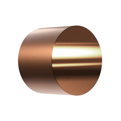RDE/RRDE Disk Insert, 5 mm OD x 4 mm thick, Copper (Cu)