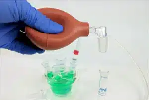 Filling the Resevoir with the Bulb