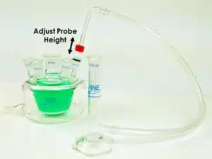 Installation or fritted probe with height adjustments