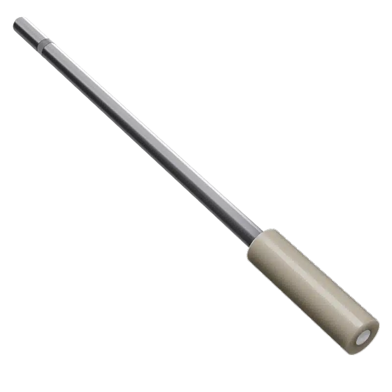 E2M Series FastSpeed Rotating Disk Electrode, C1020 Carbon Steel, PEEK shroud