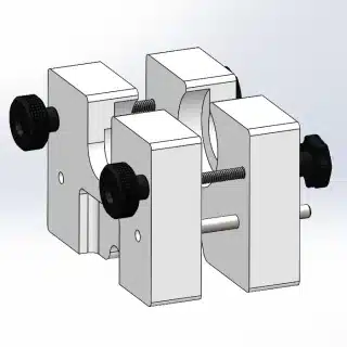 Advanced Low Volume Membrane Cell Kit Component: Frame Clamps (No Cell or Accessories)
