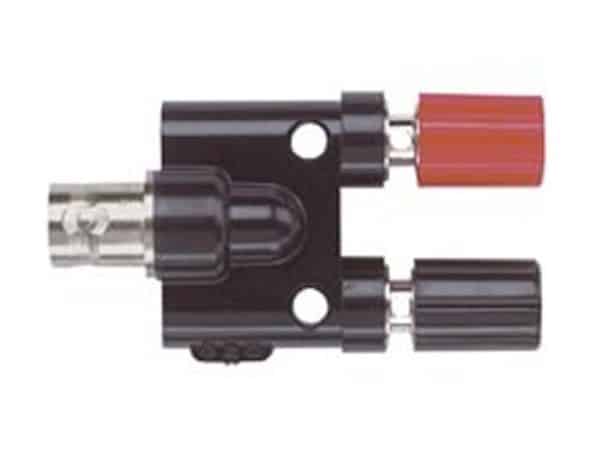 BNC Jack to Dual Banana Binding Post Adapter