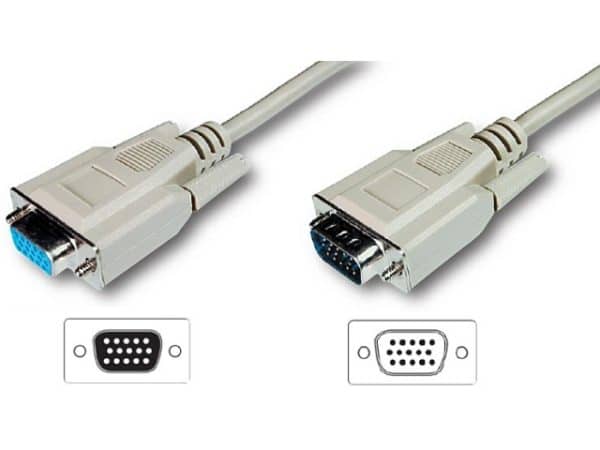 MSR Motor Control Cable (HD15 Receptable - HD15 Plug, 5' long)